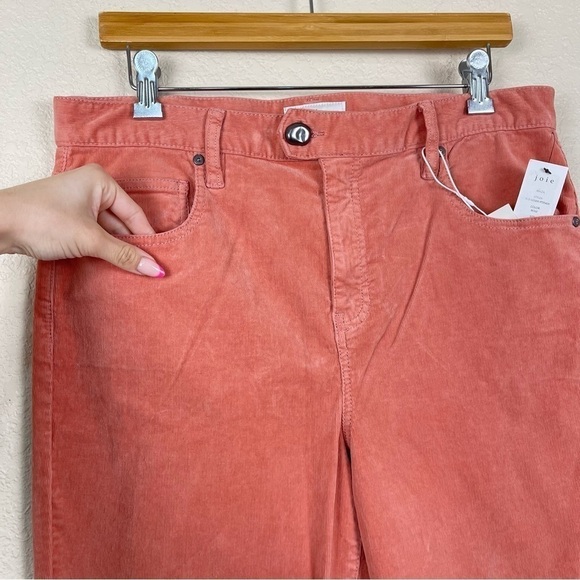 Joie Maza Rose Corduroy Cropped Pant Size 8 Women - Picture 3 of 13